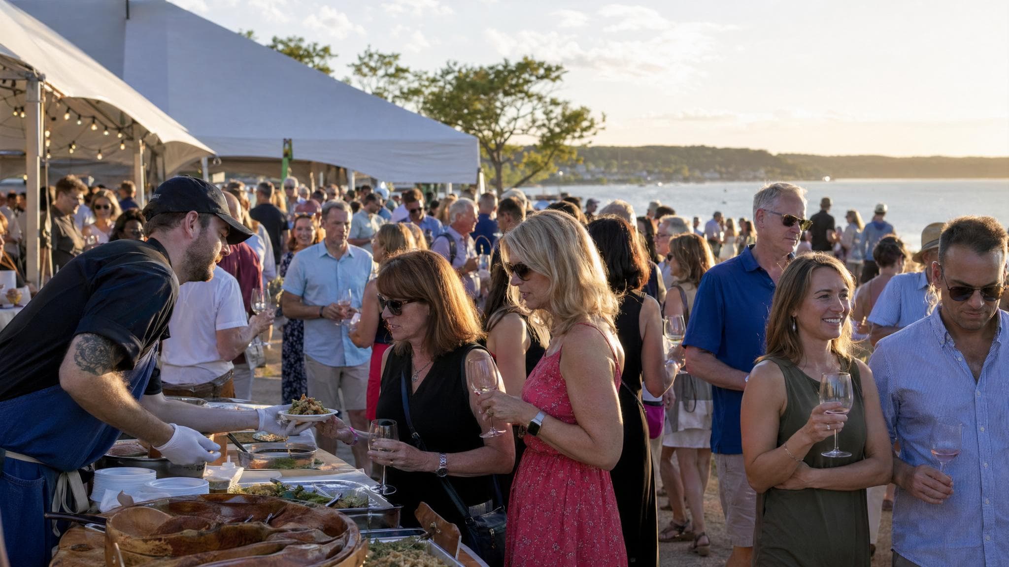 Traverse City food and wine visitors