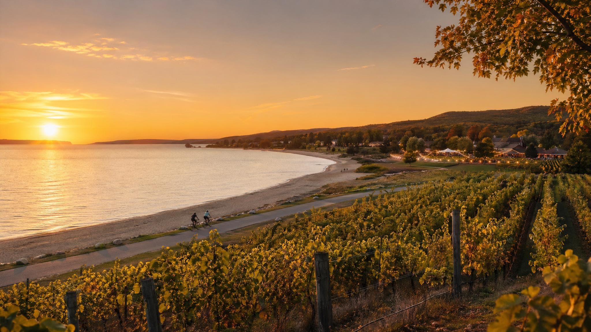 Plan a September 2026 Traverse City trip around the International Fireworks Championship, IRONMAN 70.3 Michigan, late Horse Shows, wineries, beaches, and early fall travel.