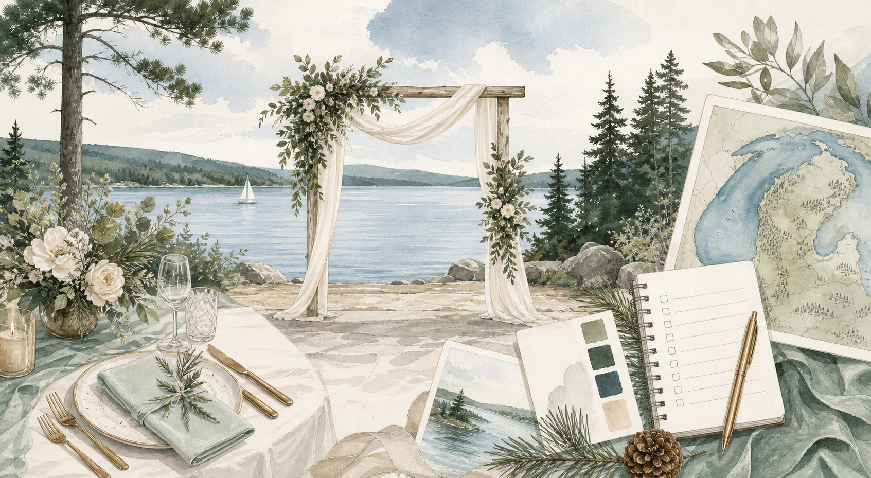 Compare verified Traverse City-area wedding venues and plan county licensing, transportation, lodging, and weather backups.