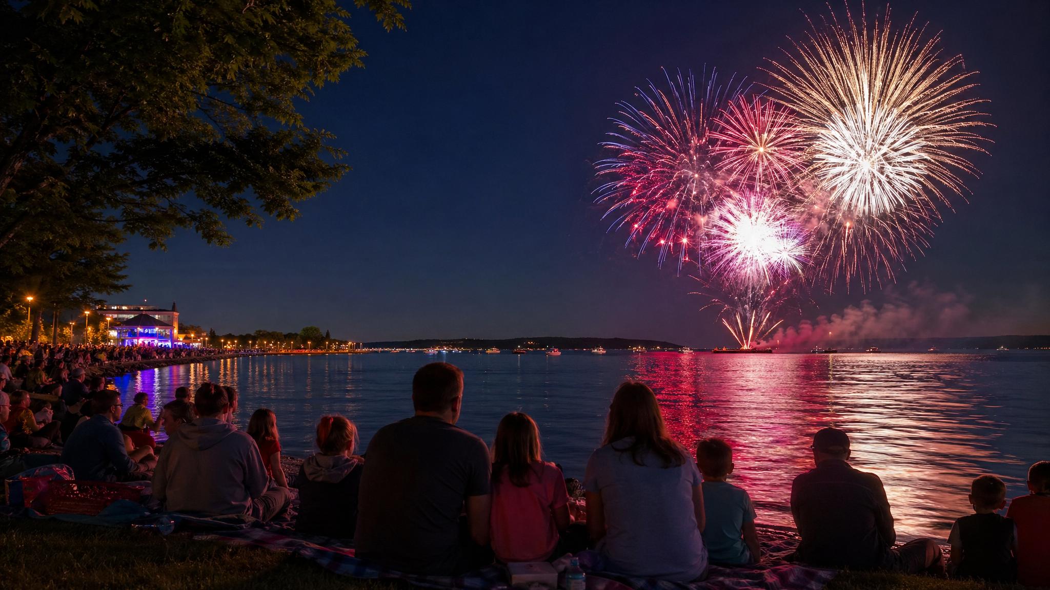 National Cherry Festival 2026 Fireworks Guide: Viewing Spots, Timing & Crowd Tips